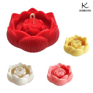 เทียนดอกบัว เทียนไหว้พระ จัดงานอีเว้นท์  เทียนมีกลิ่นหอม ทรงดอกบัว สีแดงไหว้ราหู  มอบเป็นของขวัญเทศกาลต่าง ๆ