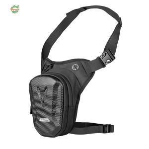 Motorcycle EVA Hard Shell Side Bag - Phone Waist Pack for Cyclists Waterproof and Adjustable for All Weather Conditions