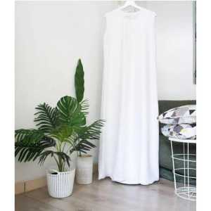 INNER DRESS SLEEVELESS SINGLET DALEMAN DRESS MUSLIM DALEMAN GAMIS POLOS BASIC MENGGOCREPEE