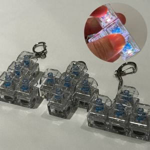 VIVIDI Button Keycap Finger Keyboard Stress Relief 4/5 Keys Fidget Keychain  Gadget Pinch Toy Adult