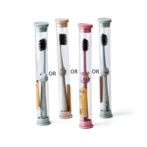 Bộ Du Lịch di động bàn chải đánh răng rõ ràng hộp lưu trữ nhà gấu thỏ cho ếch tổ chức kem đánh răng bàn chải đánh răng