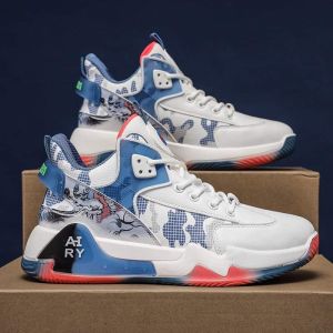 【With Box】Freebies Spikes Basketball Shoes For Men Original High Cut Sports Sneaker Rubber Non-slip Basketball Shoe For Women Boys