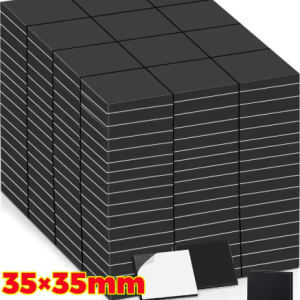 Dizoey 20PCS Wholesale Square Self Adhesive Magnets Soft Magnetic Sheet Flexible Magnetic Sticky Refrigerator Office DIY Craft Magnetic Sheet