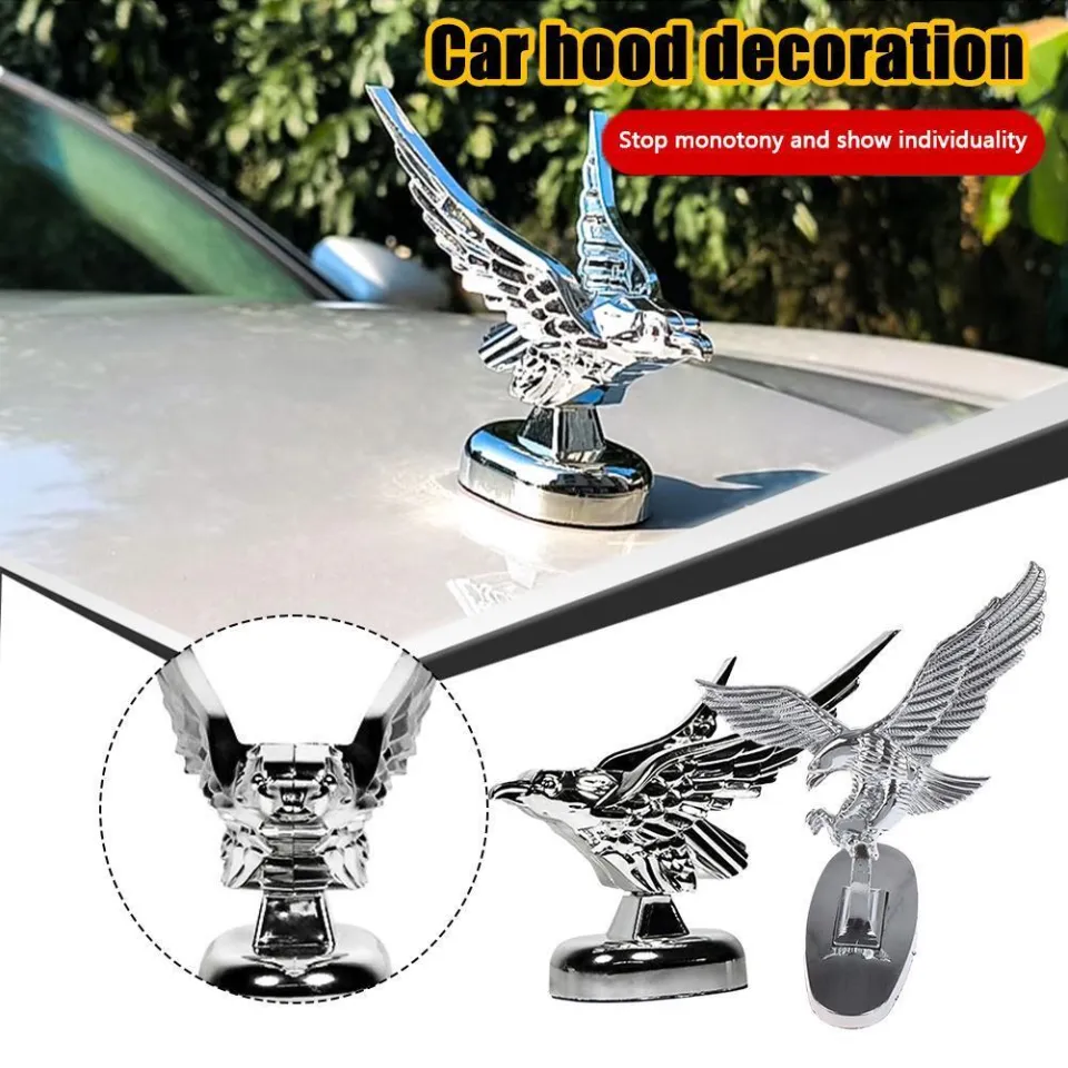 Amazon.com - Hood Ornament, 2PCS 3D Car Emblem Eagle Stickers car Decal  Sticker Pack Logo Waterproof Self-Adhesive Non-Rusting Hood Eagle Stand  Sticker Car Accessories for for Cars, Trucks, Motorcycles, Bikes