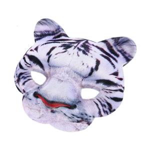 Half Face Mask Tigre Mask Leopard Mask Party Mask Realistic Animal MaskHalloween Christmas Carnivals Cosplay Costumes