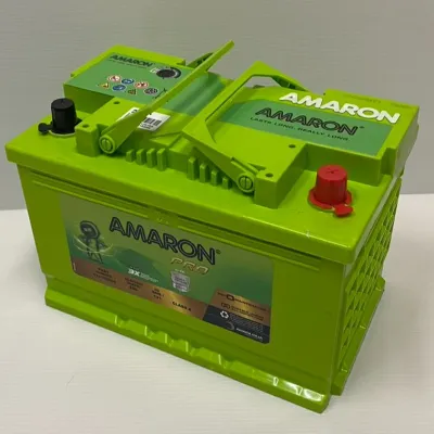 AMARON LN3 DIN74 รับประกันนาน 2 ปี : REVO 2.4 FORTUNER 2.4 TERRA EVEREST 2.2 RANGER 2.2 BT50 BENZ BMW MG GS VOLV0 VOLKSWAGEN แบตเตอรี่ชนิดขั้วจม