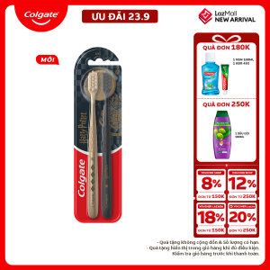 [Chỉ 23.9_Voucher đến 26%] Bàn chải đánh răng Colgate Harry Potter lông chải siêu mềm mảnh chải sạch dịu nhẹ