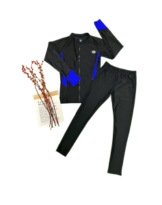 RAINBOW SWIMSUIT Terno Zipper top and Pants terno Rashguard Long Sleeve for women Outfit Sunproof Rashguard