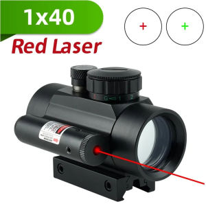 【Shipping From Philippines/COD】100% Original Tactical 1x40RD Red Dot Sight with Laser Sight Tactical Scope Reflex Optical Scope for 11/20mm Rail