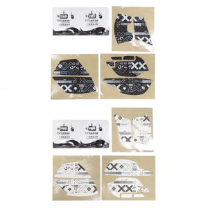 Full Set Mouse Skin Mouse Skates Side Stickers for Basilisk V3X Handmade Mouse Skate Cover Antislip Tap Stickers Replacement