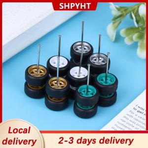 [COD] SHPYHT Local delivery Ship within 24 hours 1 64 Wheels For Hotwheels with Rubber Tire Basic Model Model Car Modified Parts Racing Vehicle Toys