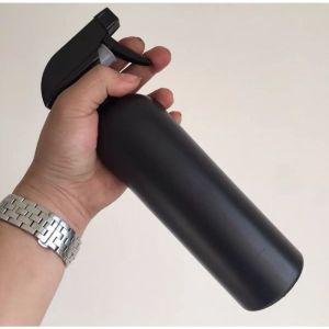 Matte Powerful Dispenser Mist Sprayer Black Bottle Multi-Functional Nozzle Lock Mist 500ml