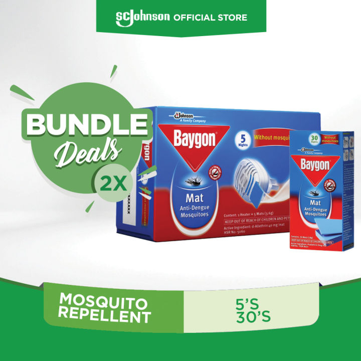 Baygon Mats - Starter and Refill 30s Set