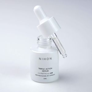 NIHON Triple Action Serum | Brightening Face Serum for Anti Acne/Jerawat | Retinol Serum | Niacinamide
