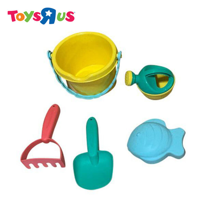 5-pieces Eco Sea Animals Sand Toys Set (Yellow) | Lazada PH