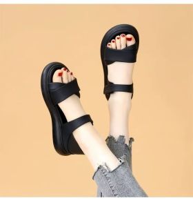 Free Shipping WomenS Casual Sandals With A Closed Heel 2026 Summer New Fashion Versatile Design Soft Sole Lightweight Beach Sandals For Moms Comfortable To Wear