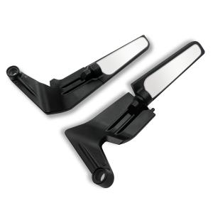CNC Wind Wing Rotating V3 Side Mirror Universal Reduces Wind Resistance Full Alloy