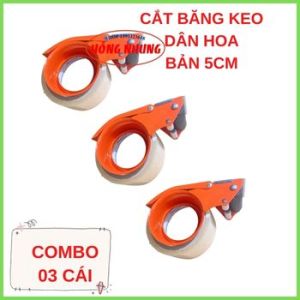 [ Mới] Dụng Cụ Cắt Băng Keo DÂN HOA 5P Tay Cầm Sắt