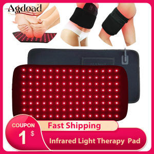 Agdoad Red Light Therapy Pads 660nm Red Infrared Light Wrap for Knee Wrist Ankle Leg Arm Neck Pain Relief