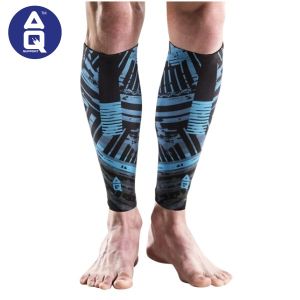 AQ Support Antiskid Compression UV Calf Sleeve F26001 F26002 F26003 F26004 F26005 F26006 (1 pair)