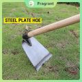 Agricultural manganese steel hoe for weeding, bamboo shoot digging, thickening, land reclamation, and soil turning hoe. 