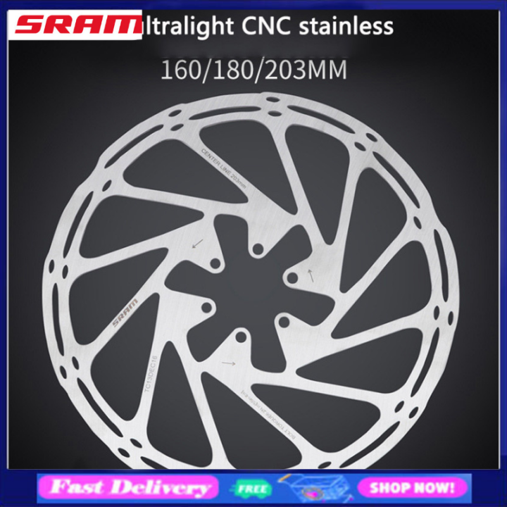 SRAM Bike Disc Brake Rotor Centerline 160mm 180mm 203mm Stainless Steel ...