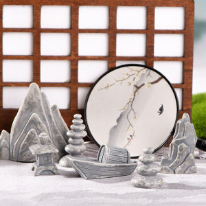 YAFEN Rockery Stone Tower House Mini Home Decor Miniature Fairy Garden Ornaments Decoration Accessories Crafts