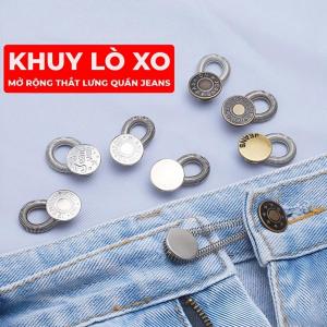 10 Cái Khuy Lò Xo Tăng Size Quần Áo – Co Giãn Tiện Lợi Cho Jeans Váy Sơ Mi Cổ Áo Nam Nữ