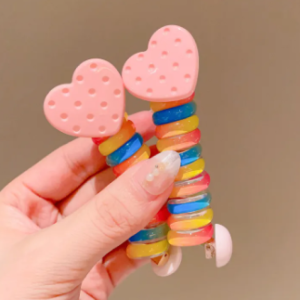 Korean Style Telephone Cord Hair Tie Ponytail Hair Rope Cute Ponytail Braided Hair Ring Hair Accessories