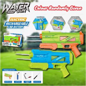 2 Holes Water Pump Blaster Machine Long Distance Spray With Large Capacity Kids Outdoor Play Toys *READY STOCK*