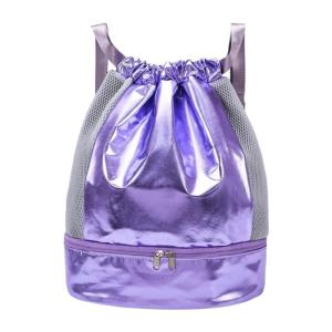 Drawstring Backpacks Sports Gym Bag with Dry Wet Separation Beach Bag Fitness Bag Water Resistant Swim Bag for Women Men