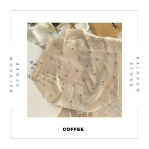 Ultra-thin Panties Ice Silk Seamless Sweet Quick Drying Cute Girls Underwear Comfortable Lingerie