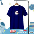 BAJU ATASAN KAOS ANAK PEREMPUAN HELLO KITTY LENGAN PENDEK USIA 10-13 TAHUN JUMBO D144 D148. 