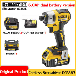 【100% Authentic】DEWALT DCF887 Brushless Electric Impact Screwdriver 20V Electric Screwdriver 205 Nm Impact Drill