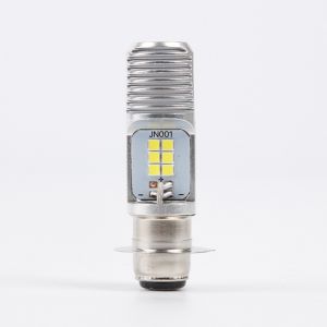 หลอดไฟ LED สำหรับมอเตอร์ไซค์ P15D 12SMD แสงสีขาว พร้อมส่งจากไทย คุณภาพสูง