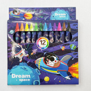 [SG LOCAL SELLER]12 Color Crayon For Kids Birthday Party Gift Goodie Bag Stationary School Gift Childrens Day Gift
