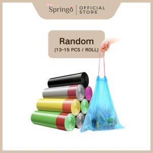 SPRINGO Drawstring Garbage Bag Durable Leak-Proof Convenient Plastik Sampah Murah 45cmx50cm #GAR
