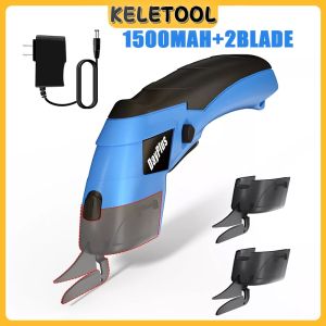 Rechargeable electric scissors portable DIY multifunctional cutting tool suitable for leather and fabric cutting fabric