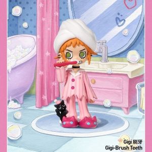POPMART Lil Peach Riot sleep over Series Figures pop mart blind collection action figure decorative gift toy