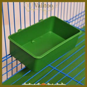 [Valitoo] Multifunction Creative Green Food Tray Parrot Bathtub Animal Cage Shower Box