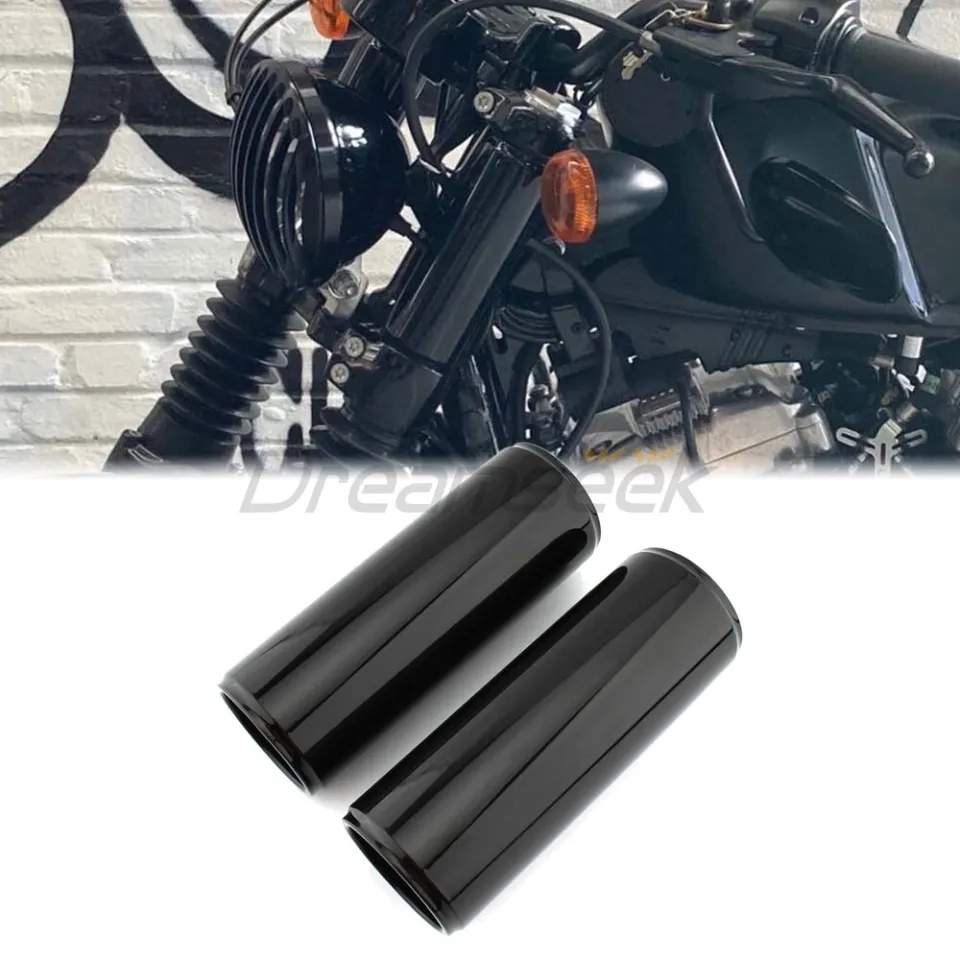 Pair Upper Front Fork Cover for Harley Sportster XL48 XL1200X 2016 2022 Motorcycle Fork Tube Shock Absorber Cover Black Lazada PH