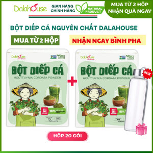 BỘT DIẾP CÁ ORGANIC - Bột rau Sấy Lạnh Dalahouse chuẩn organic nguyên chất 100%