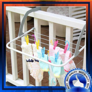 Gantungan serbaguna Jemuran Baju Handuk Hanger Balkon Apartemen