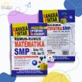 BUKU RAHASIA PINTAR LENGKAP DAN MUDAH: RUMUS-RUMUS MATEMATIKA UNTUK SMP KELAS 7, 8, 9. 