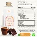 Mill Mill Pure Cacao คาเคาบริสุทธิ์ 100% โกโก้ ชงดื่ม คาเคา คีโต Purest form of cacao  Daddy's Antique Bakery แพ็ค15ชิ้น. 