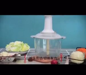 1.5L Hand Pressure Vegetable Cutter Household Food Effortless Chopper Vegetable Cutter Meat Grinder