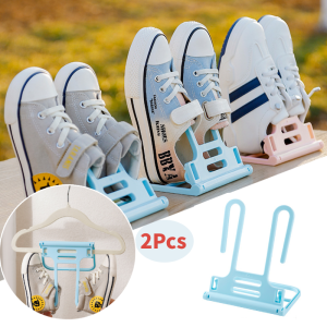 2pcs Childrens Adult Shoe Rack Dormitory Storage Artifact Shoe Drying Rack