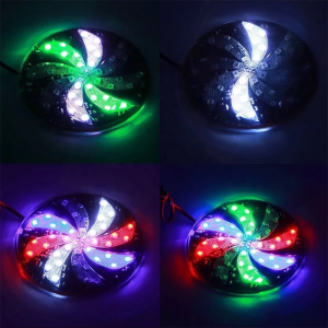 Lampu LED Atmosphere Kipas Waterproof Nyala RGB 12V Dan 24V