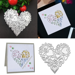 Love Heart Metal Cutting Dies Stencils for DIY Scrapbooking Decorative Embossing Paper Cards Template Decor Die Cuts
