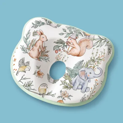 Einmilk Baby Pillow Newborn Shaping Pillow Baby Anti-flat Head Soft Plush Head Pillow for Infant